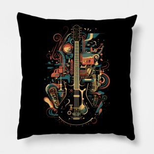 Guitar Music Dreams Pillow