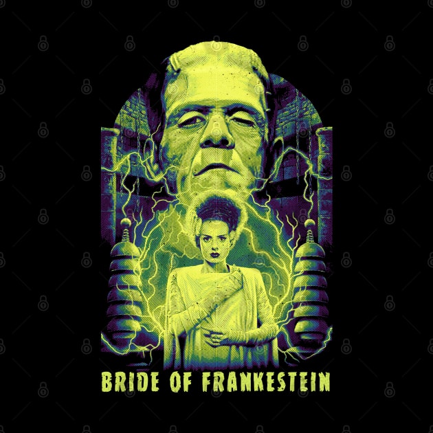 Bride of Frankestein Classic Horror by OrcaDeep