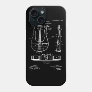 Patent Art - 1906 Lyre Stringed Instrument Phone Case