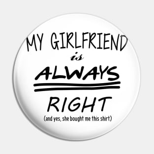 My girlfriend Pin