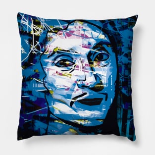 Moliere in Blue Pillow