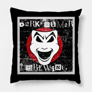 Dark Humor Brewing Ransom Logo Pillow