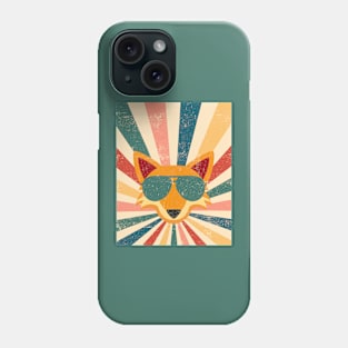 Retro Vibe - Fox in Sunglasses Phone Case