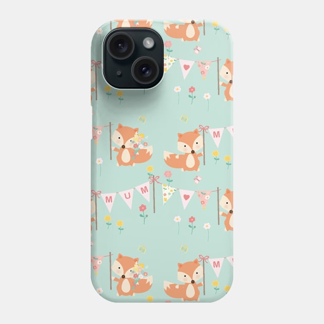 Fox Paper gifts for women girls and fox lovers Phone Case by madani04