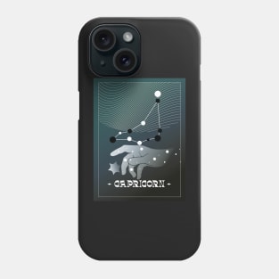 Capricorn Zodiac Art Phone Case