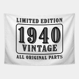 All original parts vintage 1940 limited edition birthday Tapestry