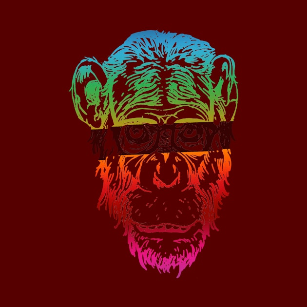 Enlightened Chimp by FallingSputnik