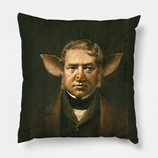 Victorian Pig Man Pillow