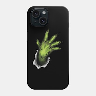 zombie hand Phone Case