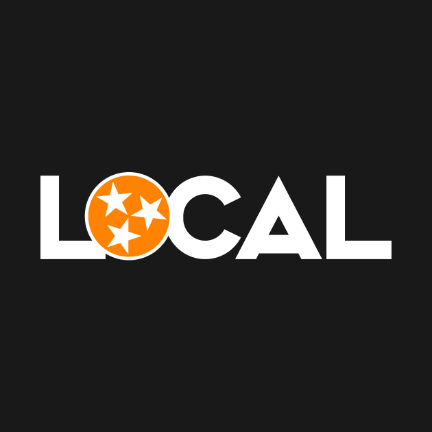 Tennessee Local State Flag Tristar Orange Version by Now Boarding