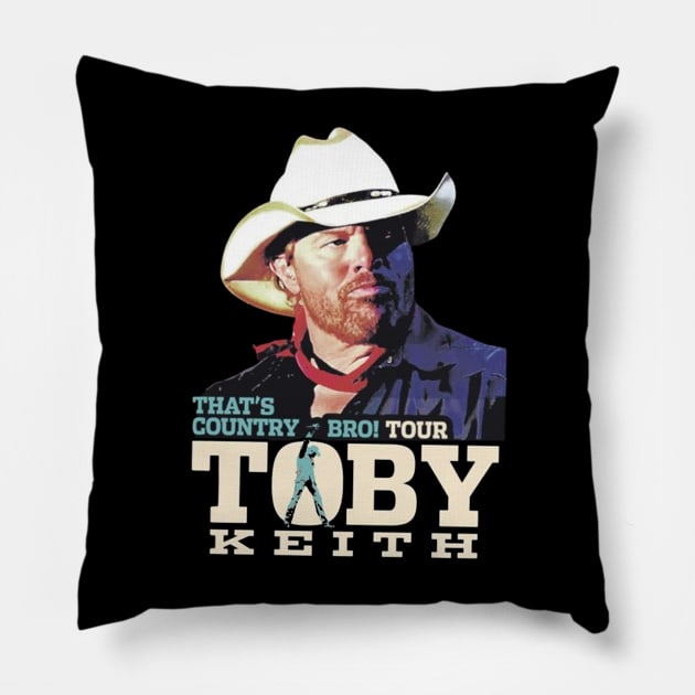 Don't let the old man in Toby Keith Pillow by DurenOys