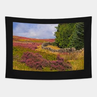 Yorkshire Moorland Heather Landscape Tapestry