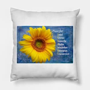 Peace For Ukraine Pillow