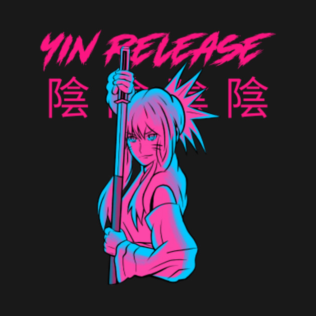 Disover Yin Release - Anime Girls - T-Shirt
