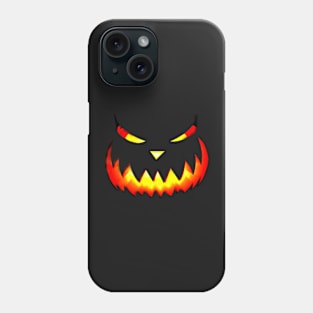 halloween pumpkin smiley face Phone Case