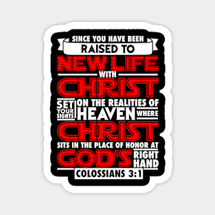 Colossians 3:1 Magnet