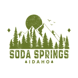 Soda Springs Idaho Mountain Souvenir T-Shirt