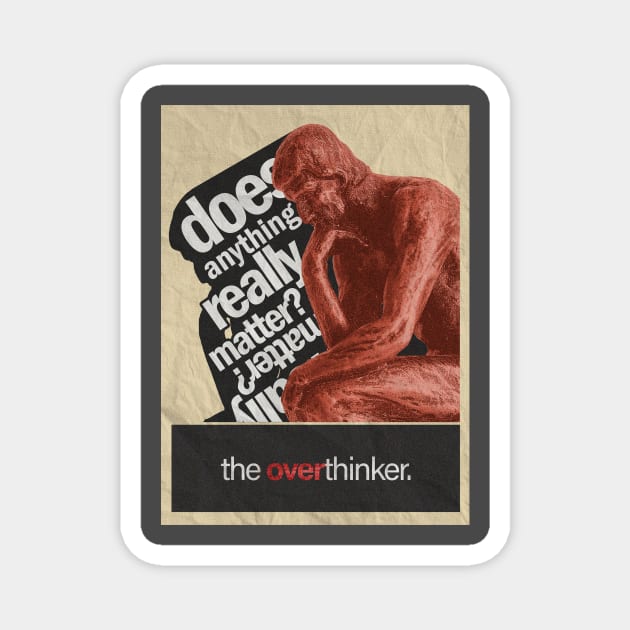 The thinker Magnet by Kritos