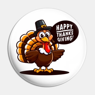 Happy Thanksgiving Pin