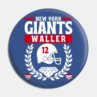 New York Giants Waller 12 Edition 2 Pin