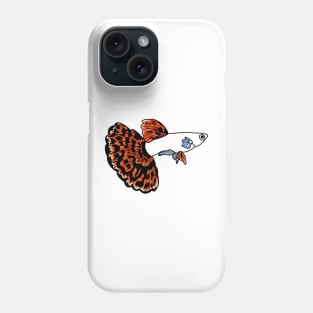 Tiger guppy Phone Case