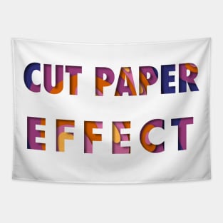 Cut Paper Effect Tapestry