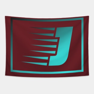 Letter J Letter Art Tapestry