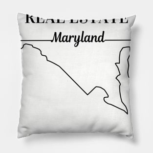 Maryland Real Estate Pillow