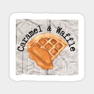 Caramel and Waffle Bob Mortimer Magnet