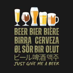 Beer Around the World -  Funny Beer T-Shirt