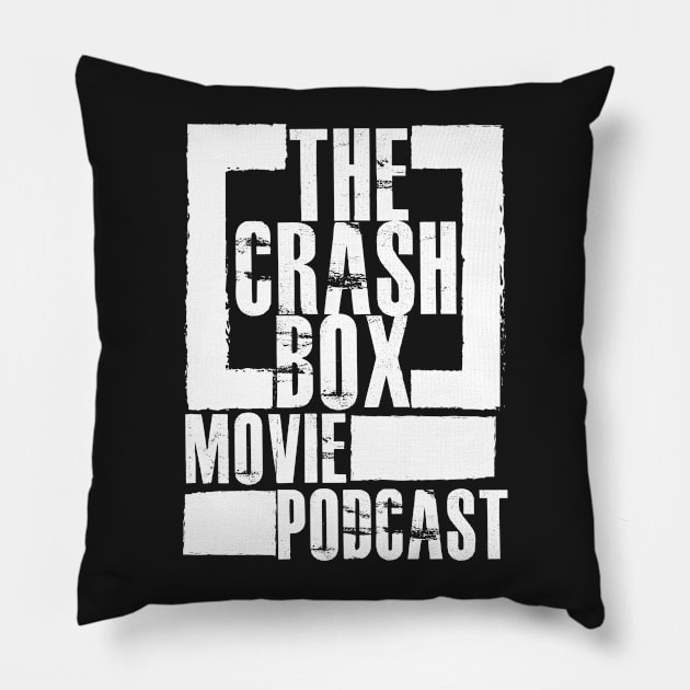 Logo 3 White Pillow by TheCrashBox