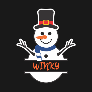 Christmas snowman T-Shirt