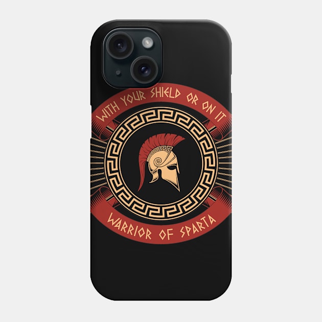 Warrior of Sparta Phone Case by Alex Birch