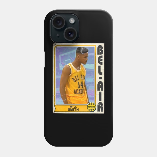 Air Will Smith ))(( Fresh Prince of Bel Air Basketball Card Phone Case by darklordpug