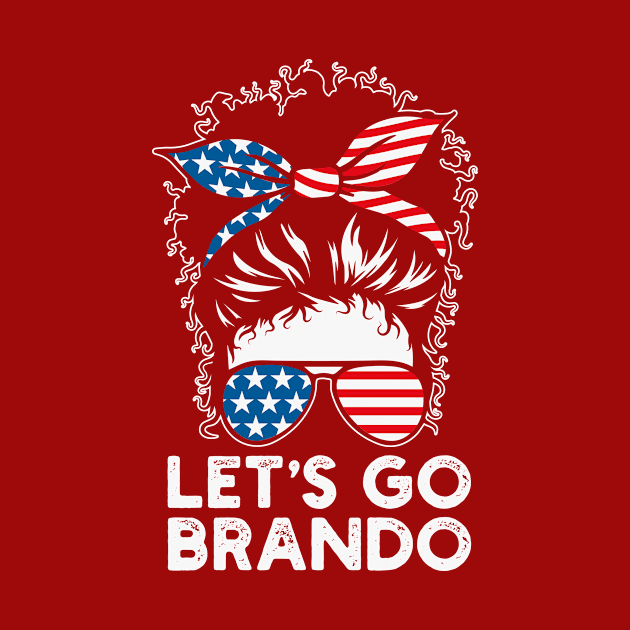 Messy bun Let's Go Bandon by BadrooGraphics Store