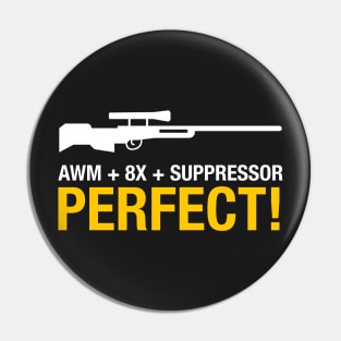 AWM, 8x, suppressor is perfect Pin