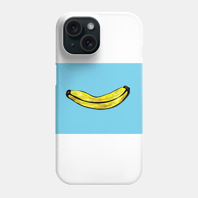 Banana Smile Phone Case by FairlyFeralFriends