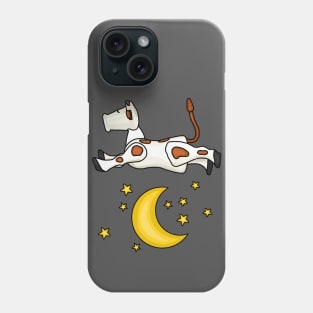 Little Cow Jumping Over The Moon Phone Case