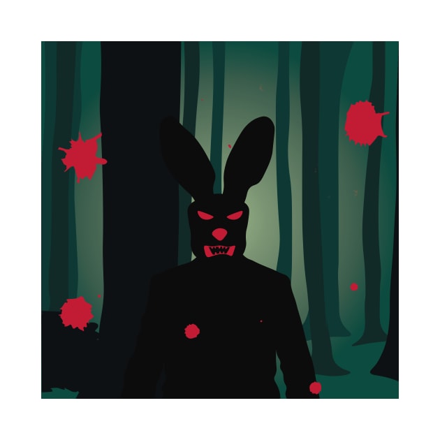 Dark Forest Bloody Easter Rabbit by RPMELO