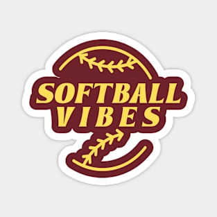 Sport Quotes Softball Magnet