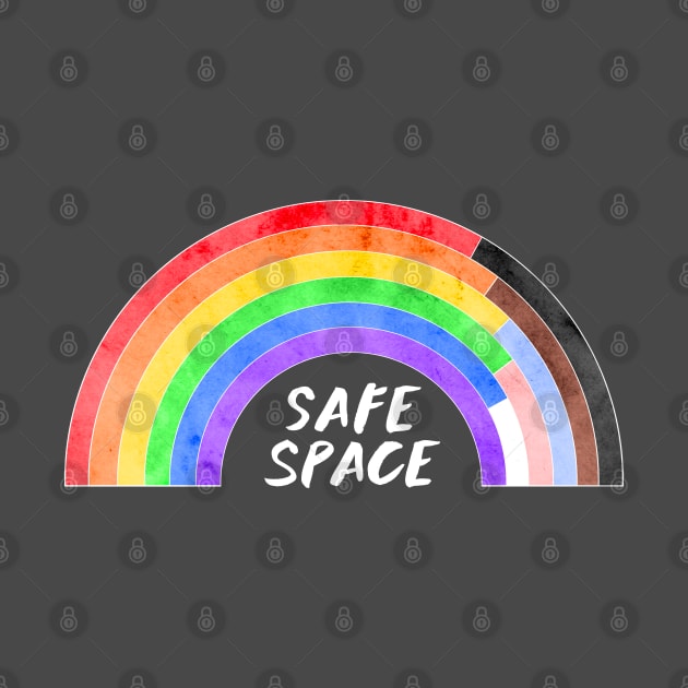 Safe Space BIPOC Pride Rainbow by Roguish Design