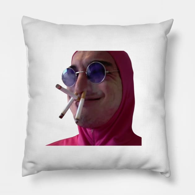 Pink Guy Pillow by CatGirl101