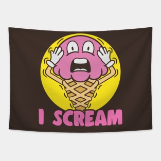 I Scream (Flat) Tapestry