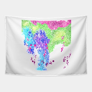 Blooming Petals Tapestry