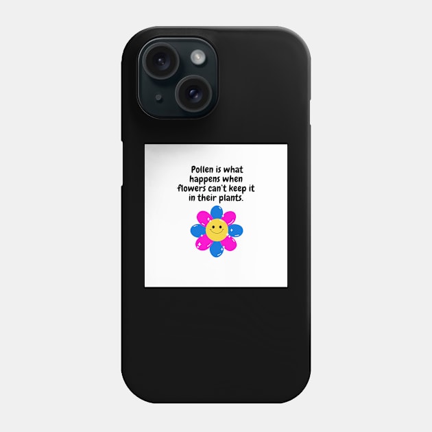 Funny Flower T Phone Case by Slick T's