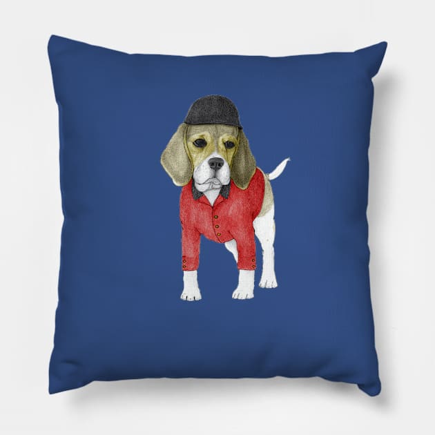 Beagle Pillow by Barruf