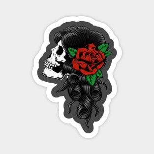 Lady Skull Magnet