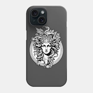 Angry medusa Phone Case