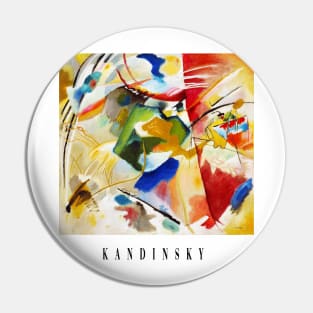 Abstract Kandinsky Painting Pin