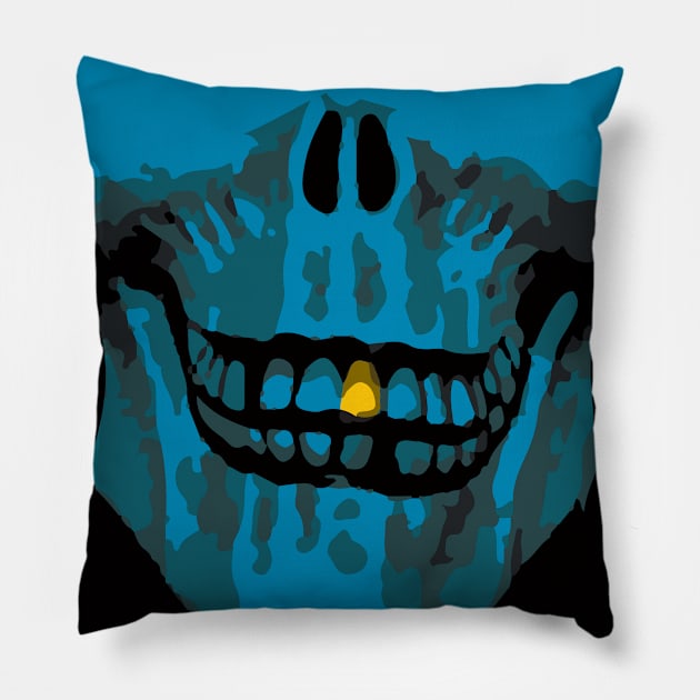 Grim Grinning Hatbox Ghost Pillow by Heyday Threads